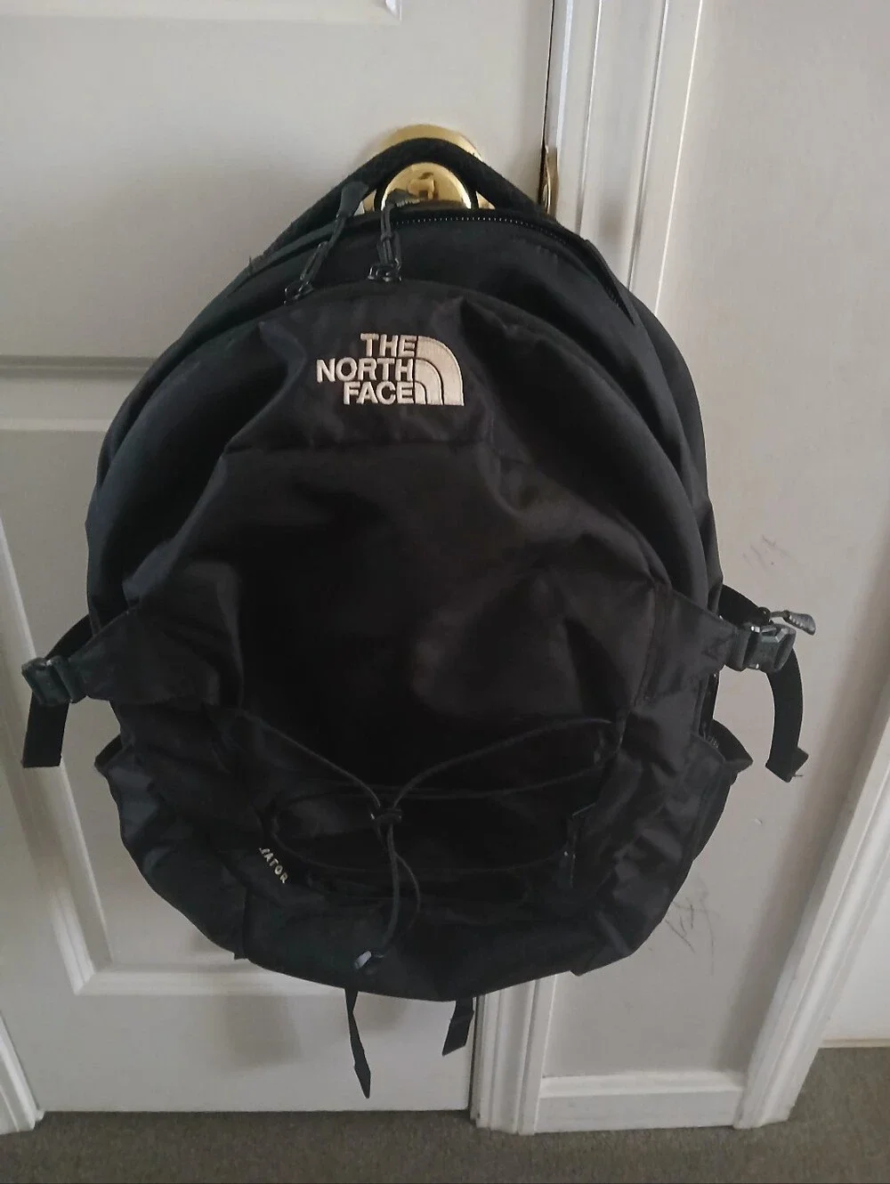 The North Face Black Everyday Backpack with Logo. See Photo Please